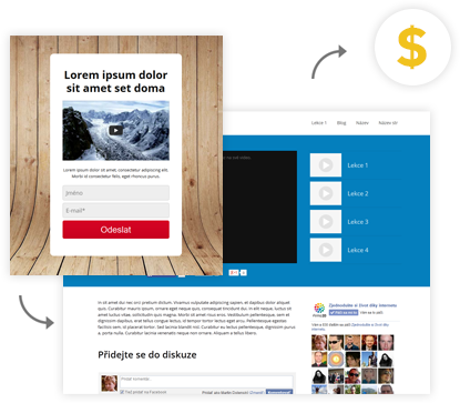 Vložení prodejní kampaně na webové stránky MioWeb
