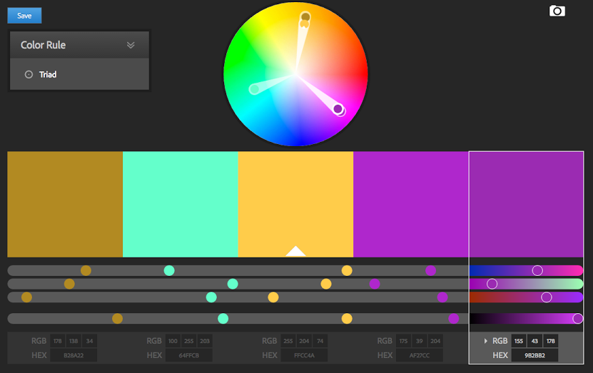 Jak zvolit barevné kombinace webu