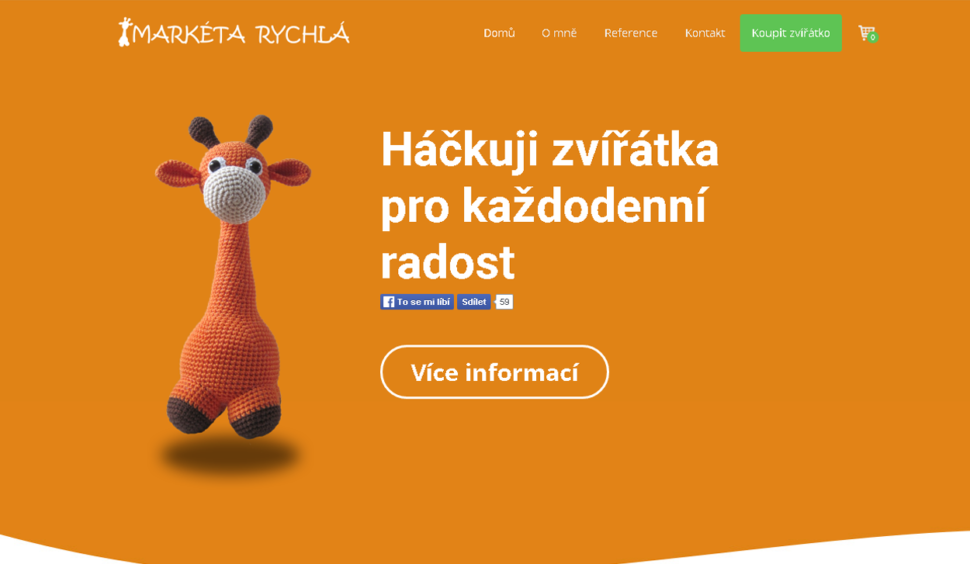 eshop s háčkovanými zvířátky