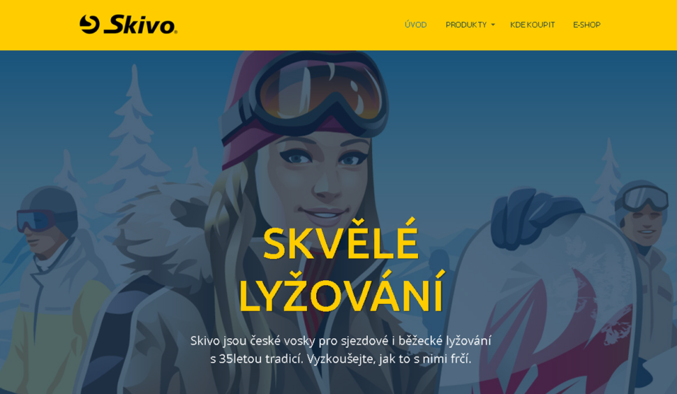 design webových stránek skivo.cz