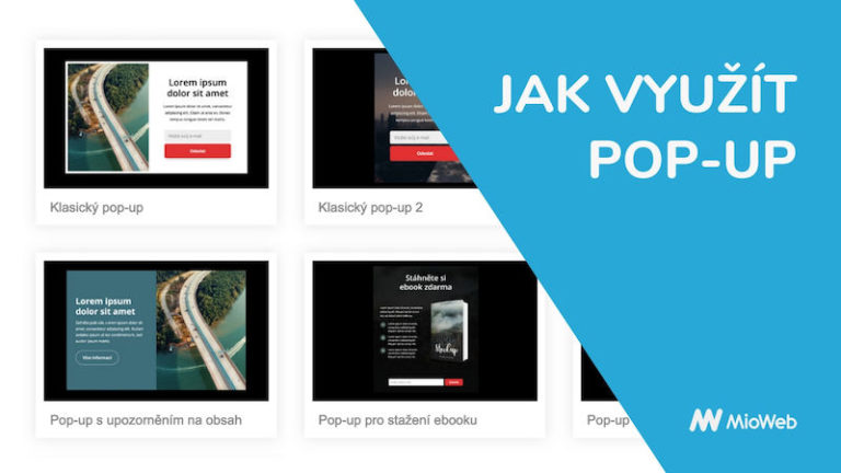 Jak využít pop-up okna